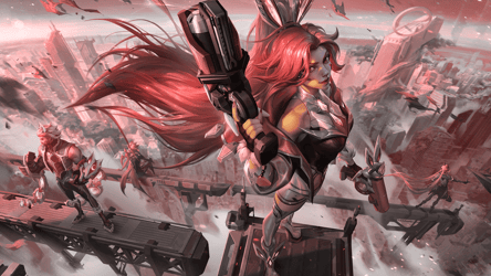 Battle Bunny Miss Fortune - Red