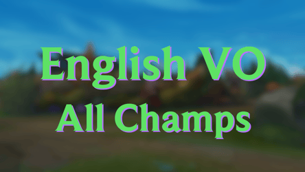 English Champion Voicelines